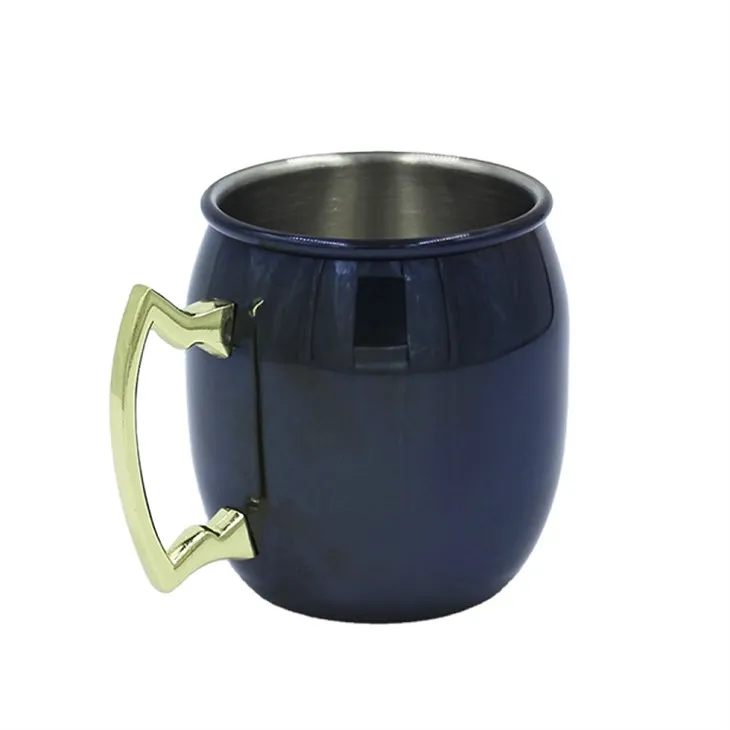 Tazza di muli mosca di rame con manico in ottone