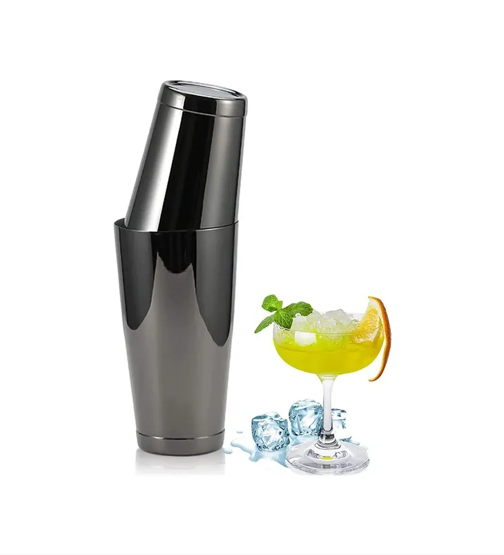 Shaker Boston nero canna di fucile