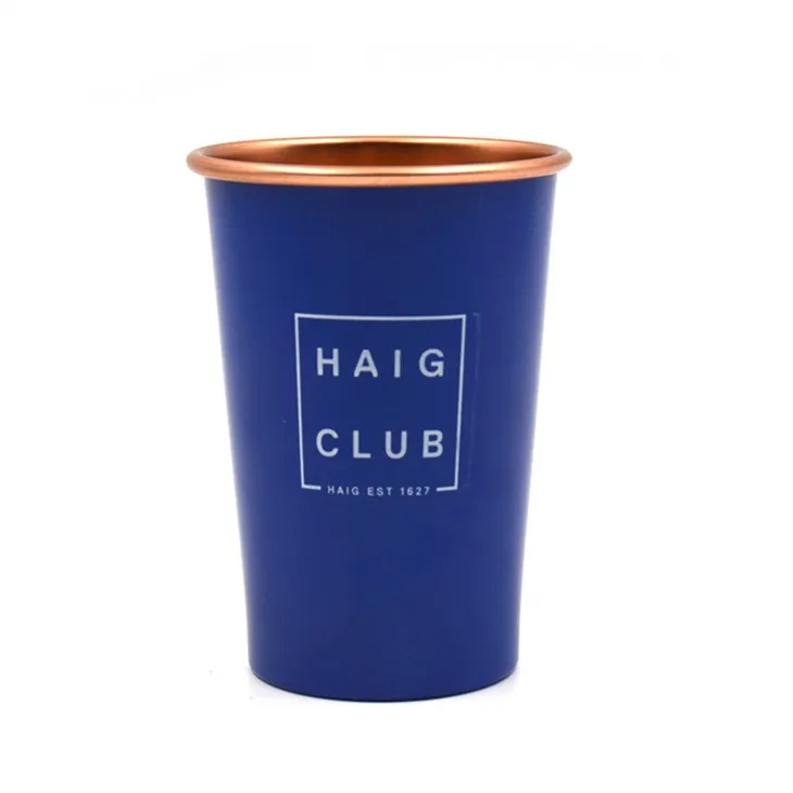 Tazza in alluminio verniciato a spruzzo HAIG CLUB