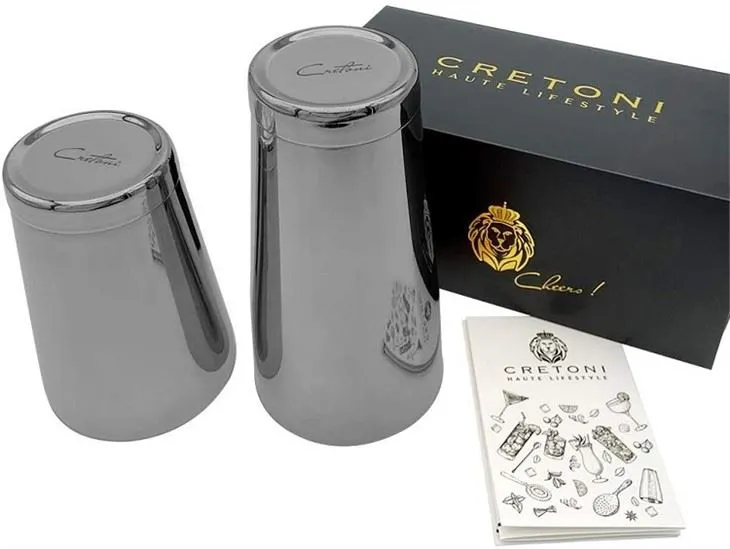 Shaker Boston in metallo nero