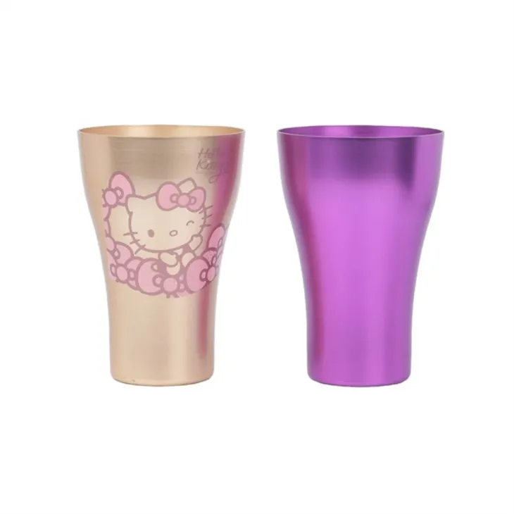 Mini Coppa Coca Cola in alluminio