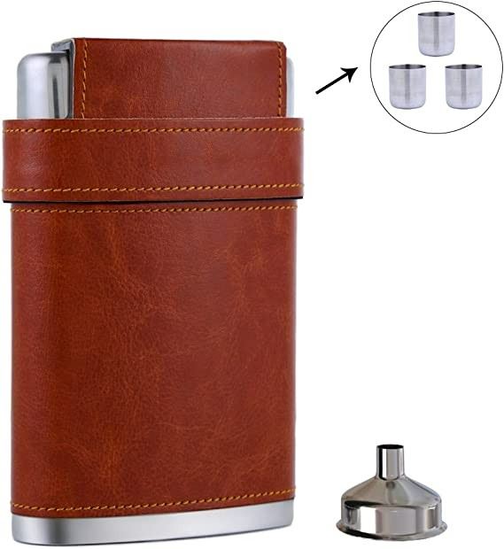 hip flask with funnel