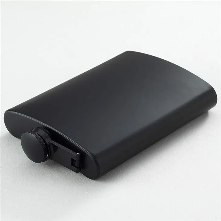 Acciaio inossidabile da 6oz nere fianchi