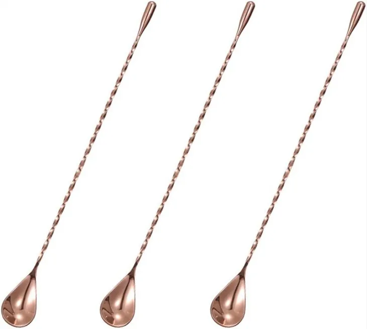 Cucchiaio da bar miscelatore in acciaio inossidabile