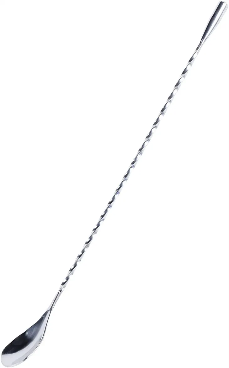 Cucchiaio per mescolare cocktail in acciaio inossidabile