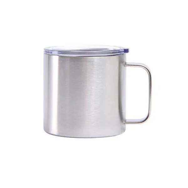 Tazza in acciaio inox con coperchio