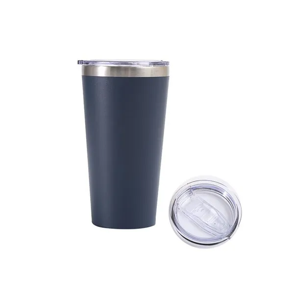 Tazza in acciaio con coperchio